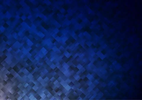 Dark BLUE vector cover in polygonal style. Stock Illustration