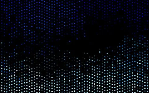 Dark BLUE vector cover with spots. Stock Illustration