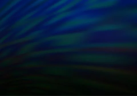 Dark BLUE vector glossy bokeh pattern. Illustrazione stock