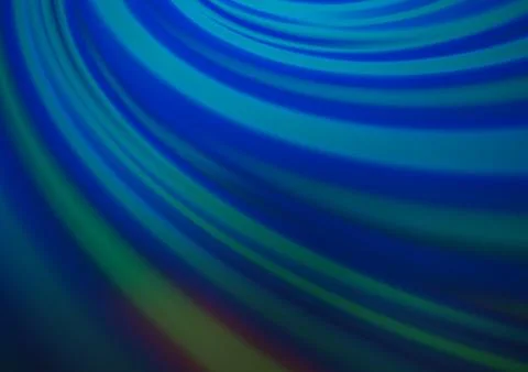 Dark BLUE vector glossy bokeh pattern. Stock Illustration