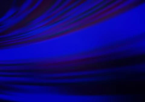 Dark BLUE vector glossy bokeh pattern. Illustrazione stock