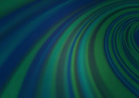 Dark BLUE vector glossy bokeh pattern. 스톡 일러스트
