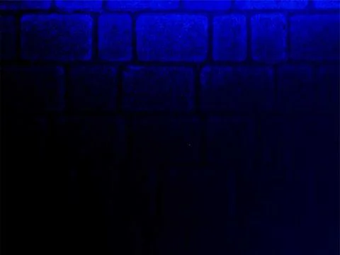 Dark blue vector grunge background of paving slabs covered with snow Stock Illustration