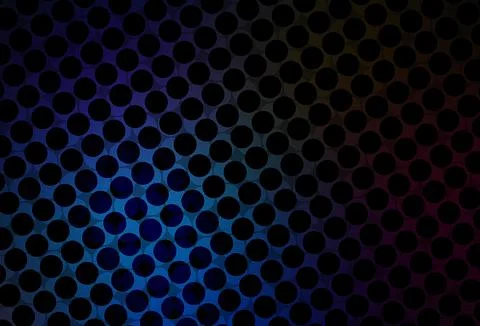 Dark BLUE vector layout with circle shapes. Ilustración de archivo