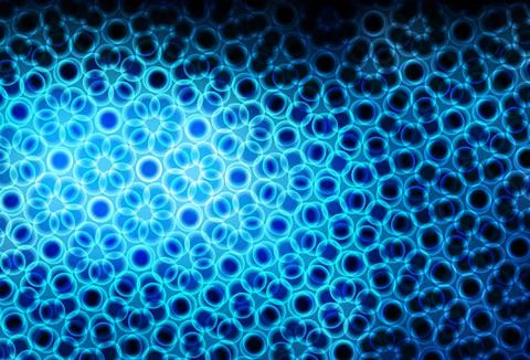 Dark BLUE vector layout with circle shapes. イラスト素材