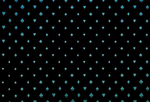 Dark blue vector layout with elements of cards. Stock Illustration
