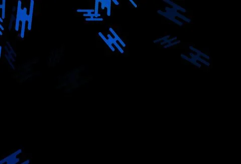 Dark BLUE vector layout with flat lines. Stock-Illustration