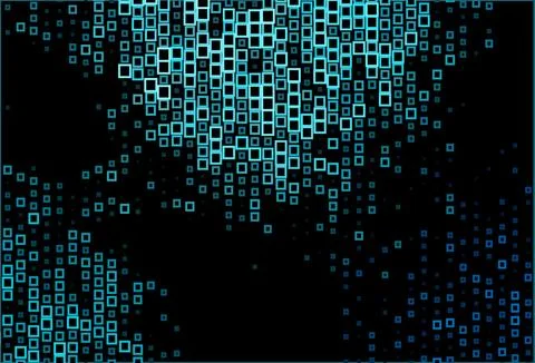 Dark BLUE vector layout with lines, rectangles. Illustrazione stock