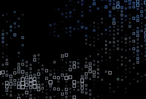 Dark BLUE vector layout with lines, rectangles. Stock-Illustration