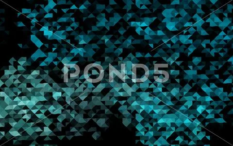 Dark BLUE vector layout with lines, triangles. Stock-Illustration