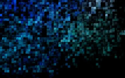 Dark BLUE vector layout with lines, rectangles. Illustrazione stock