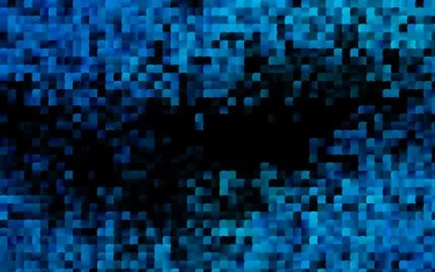 Dark BLUE vector layout with lines, rectangles. Illustrazione stock