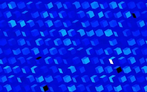 Dark BLUE vector layout with lines, rectangles. Stock Illustration