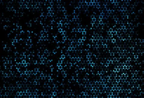 Dark BLUE vector layout with rectangles, squares. Illustrazione stock