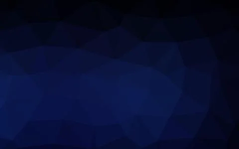 Dark BLUE vector low poly texture. Stock Illustration