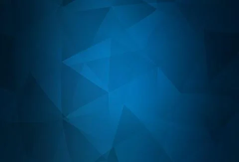 Dark BLUE vector low poly texture. Stock Illustration