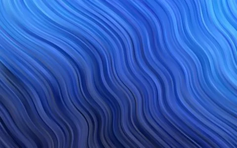 Dark BLUE vector pattern with bubble shapes. 스톡 일러스트