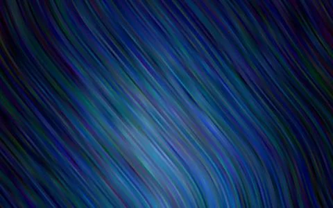 Dark BLUE vector pattern with bubble shapes. Stock Illustration