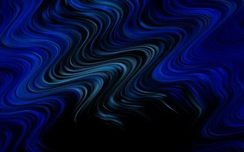 Dark BLUE vector pattern with bubble shapes. Stock Illustration