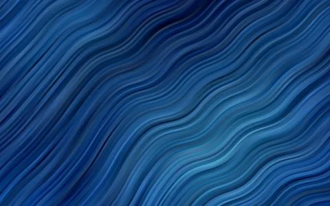 Dark BLUE vector pattern with bubble shapes. 스톡 일러스트