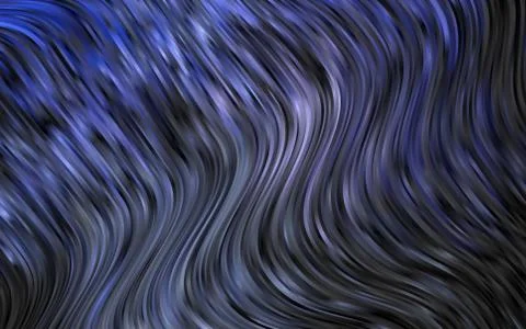 Dark BLUE vector pattern with bubble shapes. 스톡 일러스트