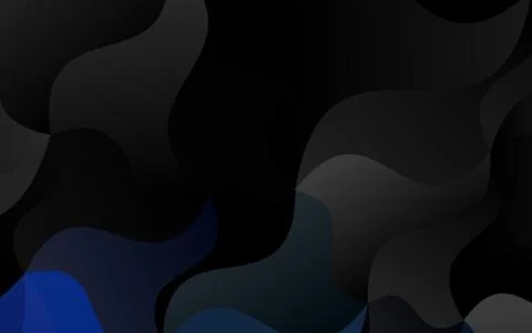 Dark BLUE vector pattern with bubble shapes. イラスト素材