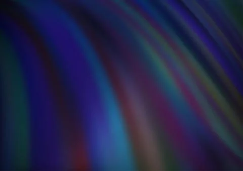 Dark BLUE vector pattern with bubble shapes. 스톡 일러스트