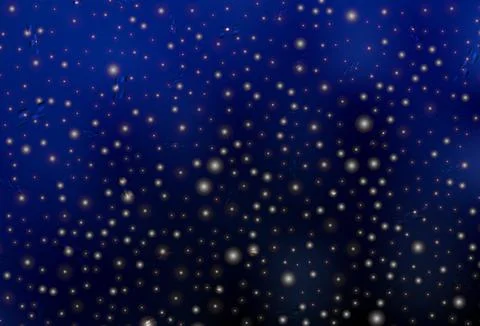 Dark BLUE vector pattern in Christmas style. Stock Illustration