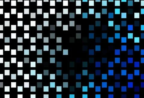 Dark BLUE vector pattern with crystals, rectangles. 库存插图