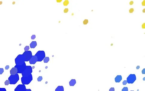 Dark BLUE vector pattern of geometric circle shapes. Stock Illustration