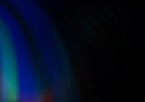 Dark BLUE vector pattern with lines, ovals. Stock Illustration