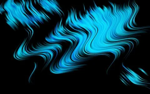 Dark BLUE vector pattern with liquid shapes. Stock Illustration