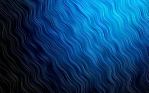 Dark BLUE vector pattern with liquid shapes. Stockillustratie