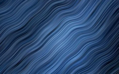 Dark BLUE vector pattern with liquid shapes. Stock Illustration