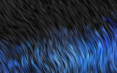 Dark BLUE vector pattern with liquid shapes. Stock Illustration