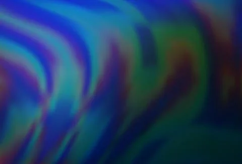 Dark BLUE vector pattern with liquid shapes. 스톡 일러스트