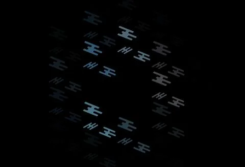 Dark BLUE vector pattern with narrow lines. Stock Illustration