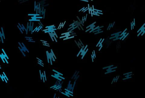 Dark BLUE vector pattern with narrow lines. Stock Illustration