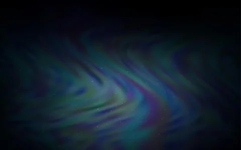 Dark BLUE vector pattern with night sky stars. 스톡 일러스트