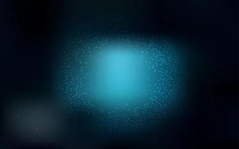 Dark BLUE vector pattern with night sky stars. Glitter abstract illustration  Stock Illustration