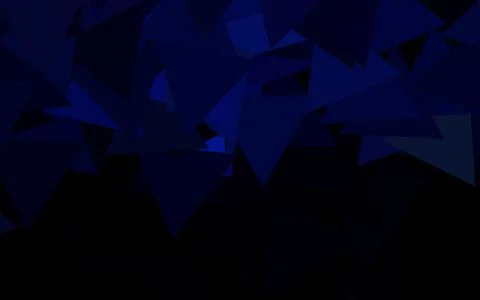 Dark BLUE vector pattern with polygonal style. Illustrazione stock