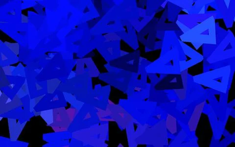 Dark BLUE vector pattern with polygonal style. Illustrazione stock
