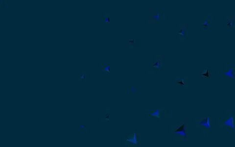 Dark BLUE vector pattern with polygonal style. Stock Illustration