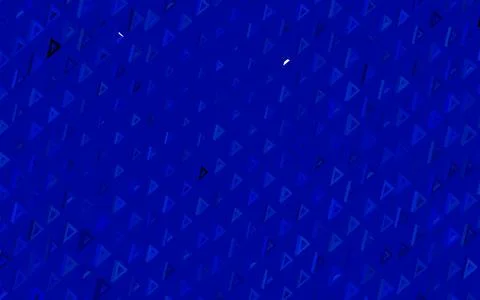 Dark BLUE vector pattern with polygonal style. Stock Illustration