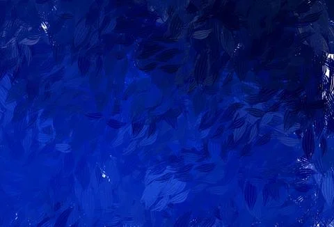 Dark BLUE vector pattern with random forms. Illustrazione stock