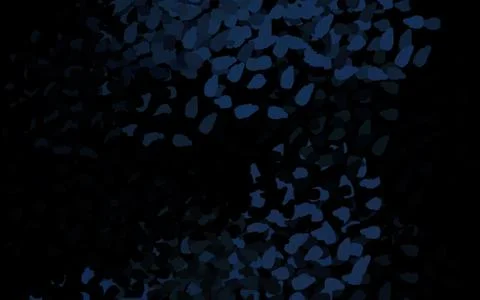 Dark BLUE vector pattern with random forms. Stock Illustration
