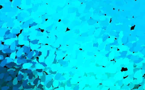 Dark BLUE vector pattern with random forms. Stock Illustration