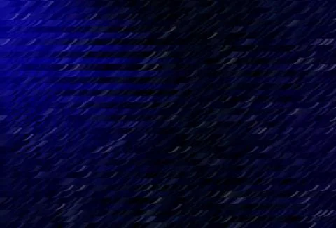 Dark BLUE vector pattern with random forms. Illustrazione stock