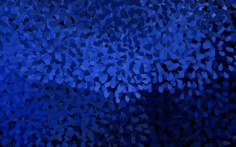 Dark BLUE vector pattern with random forms. Illustrazione stock