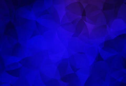 Dark BLUE vector pattern with random forms. Illustrazione stock